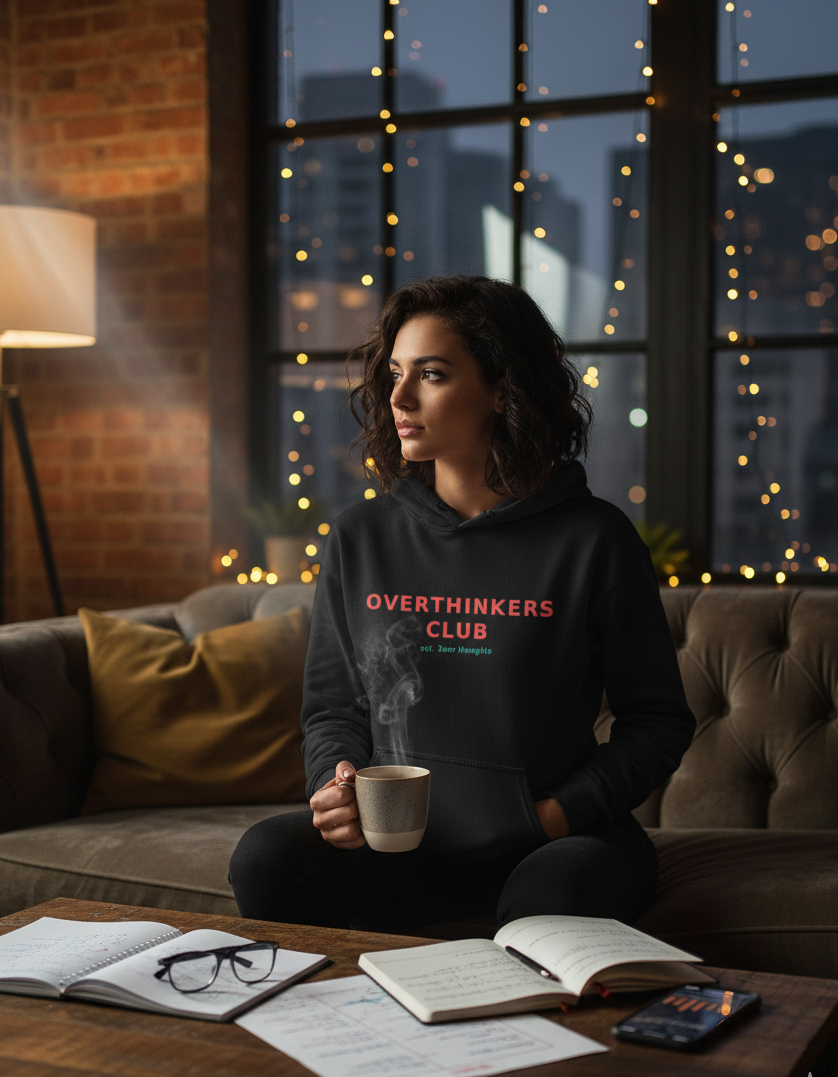 Overthinkers Club Crop Hoodie - Women's