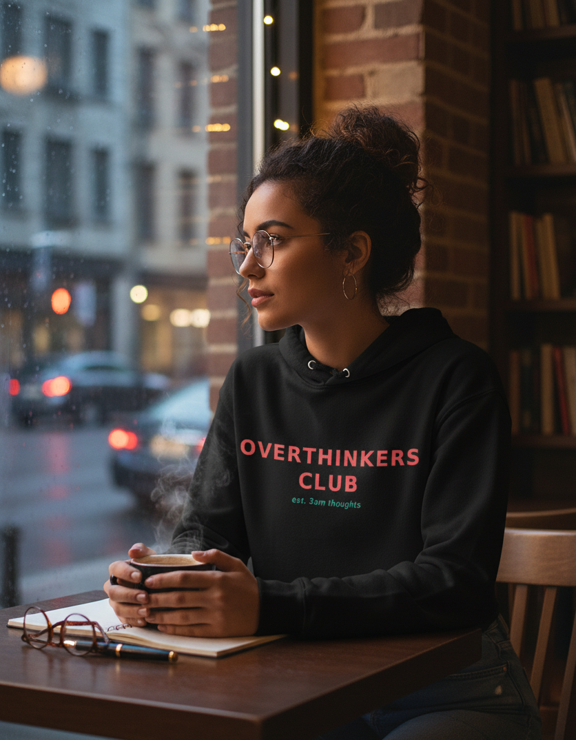 Overthinkers Club Crop Hoodie - Women's
