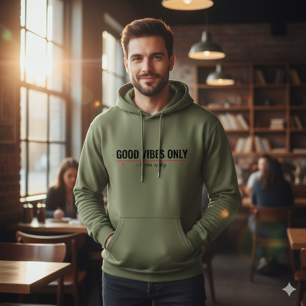 Good Vibes Only - Terms Apply - Hoodie Unisex