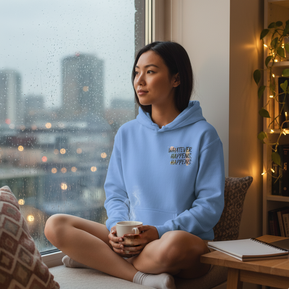 Whatever Happens, Happens Hoodie - Unisex