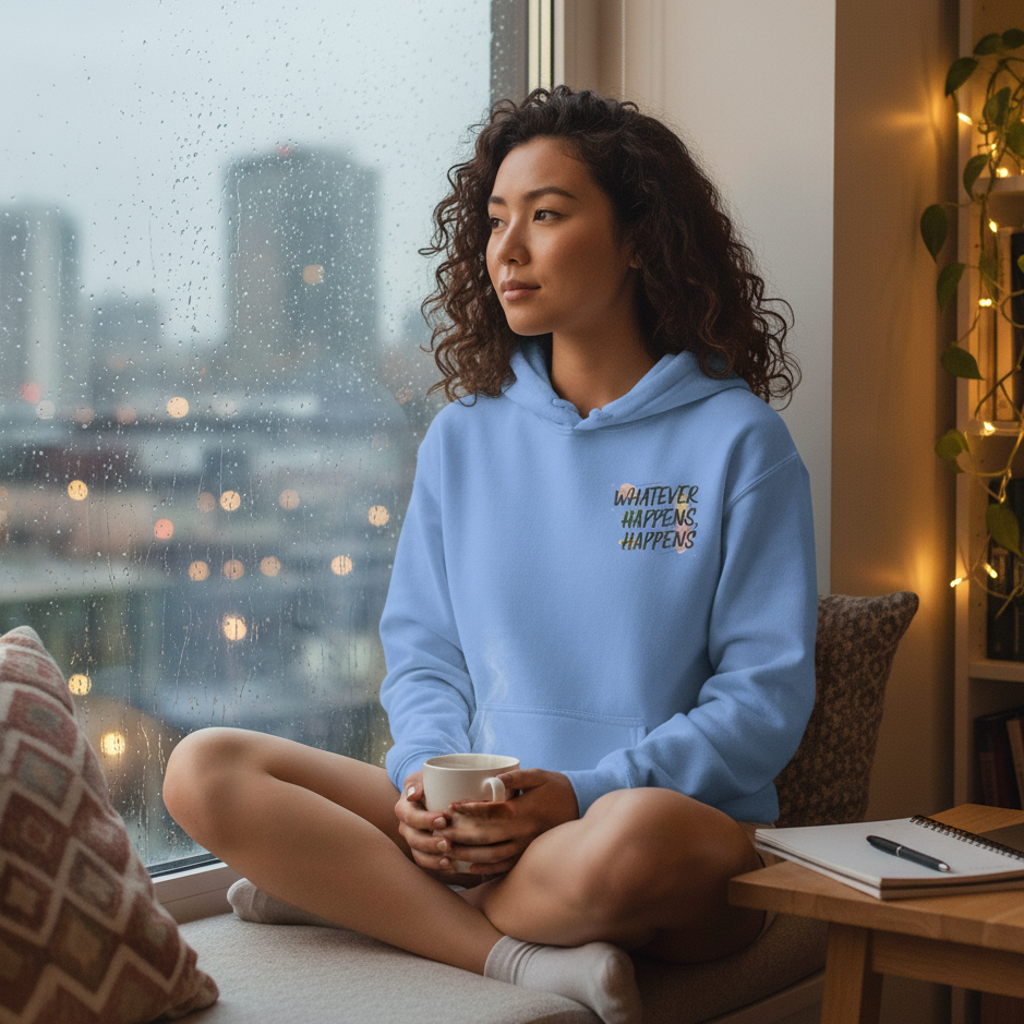 Whatever Happens, Happens Hoodie - Unisex