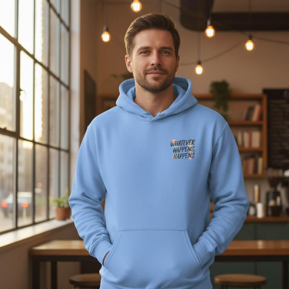 Whatever Happens, Happens Hoodie - Unisex